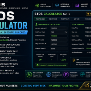 STDS RR Calculator — Risk Reward Calculator for Trading